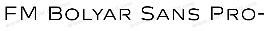 FM Bolyar Sans Pro字体转换